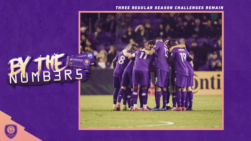 By The Numbers: Three Regular Season Challenges Remain