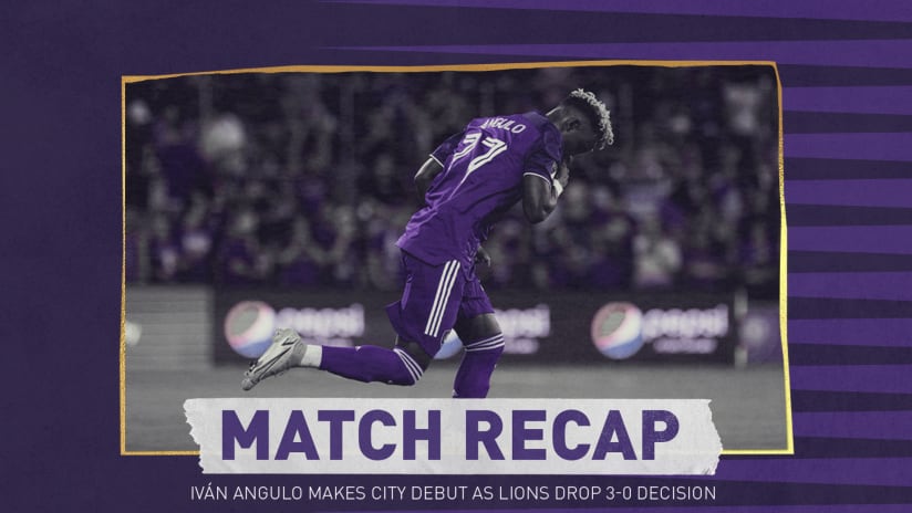 Iván Angulo Makes City Debut as Lions Drop 3-0 Decision to New England Revolution