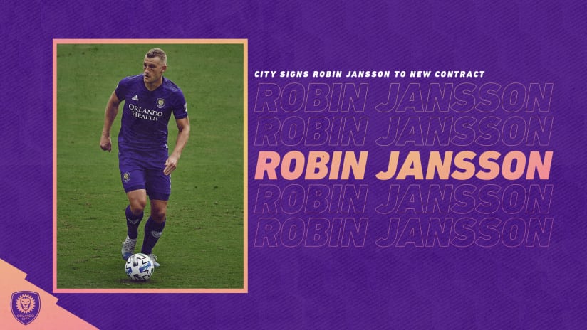 Orlando City SC Signs Defender Robin Jansson to New Contract