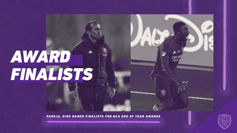 Pareja, Dike Named Finalists for MLS End of Year Awards