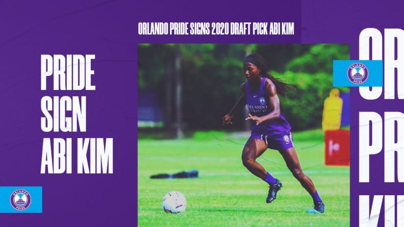Orlando Pride Signs 2020 Draft Pick Abi Kim