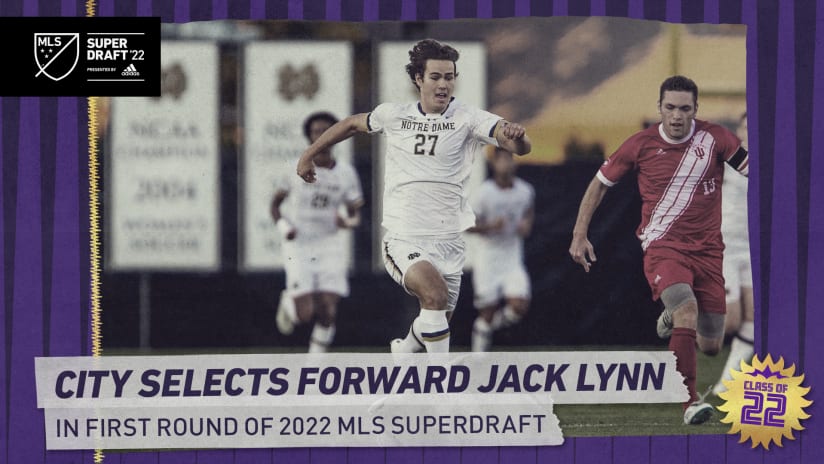 Orlando City Selects Forward Jack Lynn in First Round of 2022 MLS SuperDraft, Presented by adidas