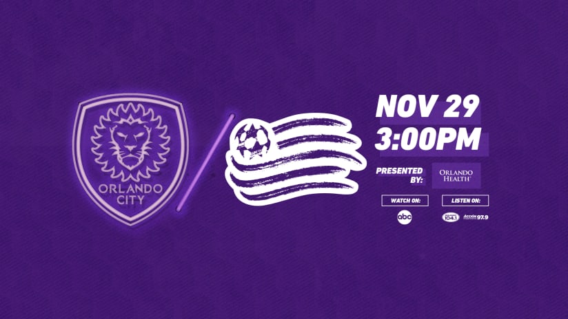 Orlando City Hosts New England Revolution in Eastern Conference Semifinals