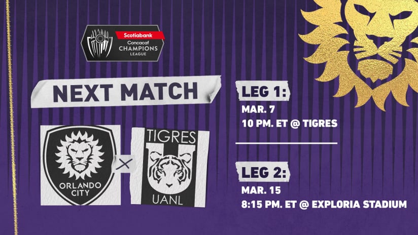 Details announced for Orlando City SC’s Round of 16 Scotiabank Concacaf Champions League games