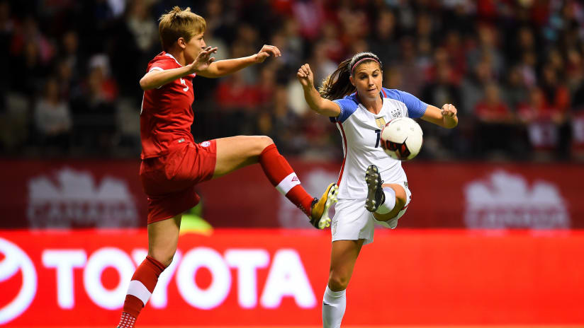 The USWNT and CANWNT Meet In CONCACAF Women's Championship Final