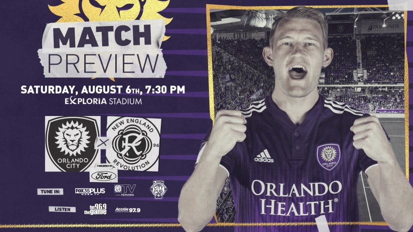 Orlando City Looks to Bounce Back Against New England