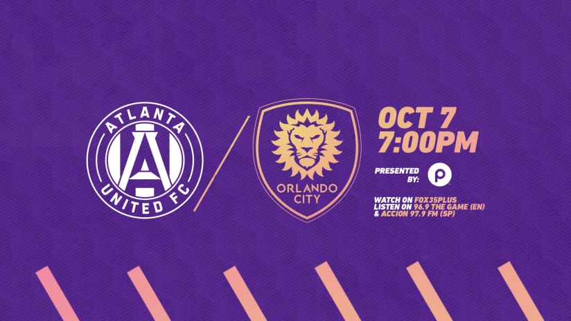 Orlando City Travels to Face Atlanta United for Midweek Match