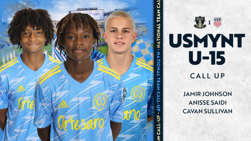 Academy trio called in for USYNT U-15 Camp