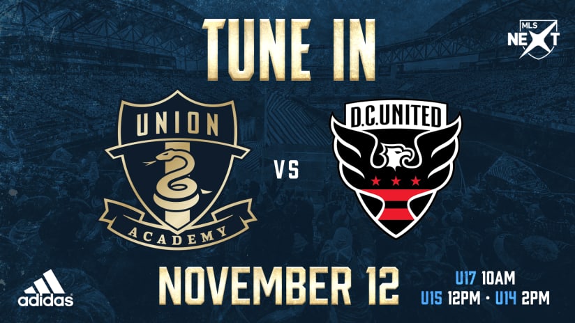 Rivalry renews as Union Academy hosts D.C. United on Saturday