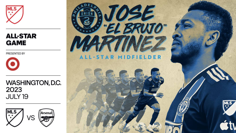 Jose Martinez Named To 2023 MLS All-Star Game Presented by Target