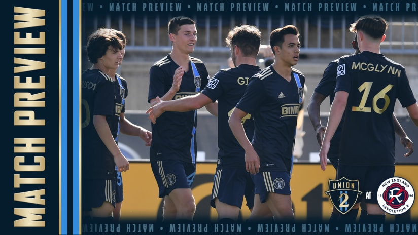 Preview | Union II's travels to New England for Friday night's MLS NEXT Pro Game of the Week