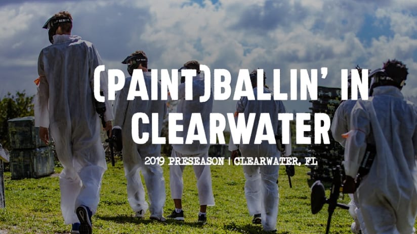Who U got? Union players go head to head at paintball! - (PAINT)BALLIN' IN CLEARWATER