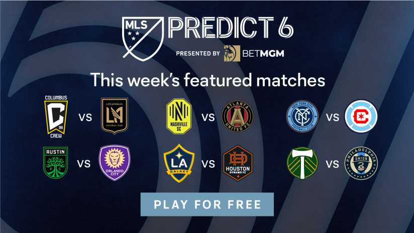 Union's road match at Portland Timbers featured in Predict 6