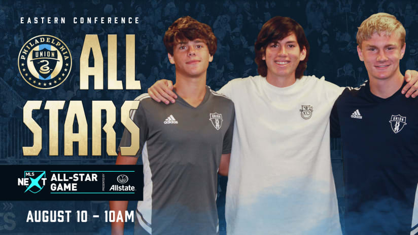 Union Academy Trio named to 2022 MLS NEXT All-Star Game Presented by Allstate