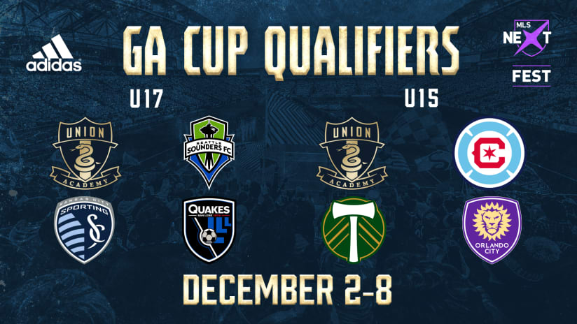 Union Academy head to MLS NEXT Fest for Generation adidas Cup Qualifiers