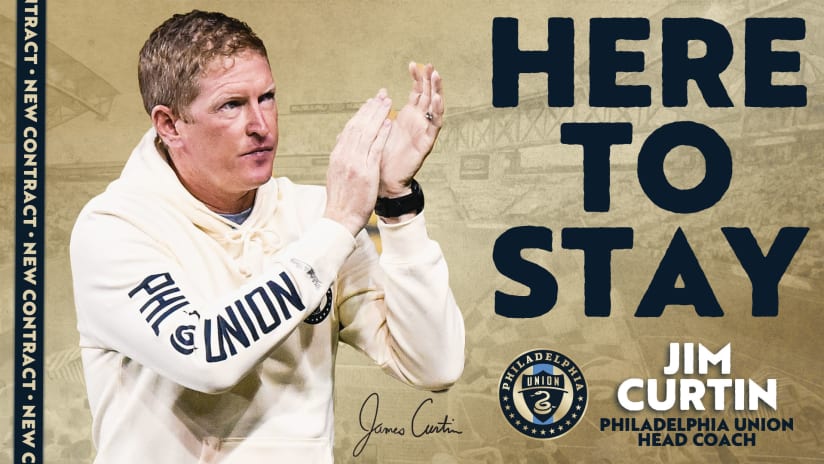Philadelphia Union Sign Head Coach Jim Curtin To Contract Extension