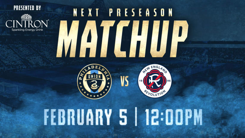 Union return to action Sunday at 12PM against New England