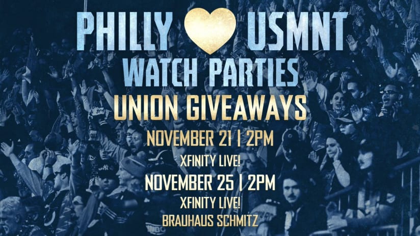 Join the Union at these local watch parties in November