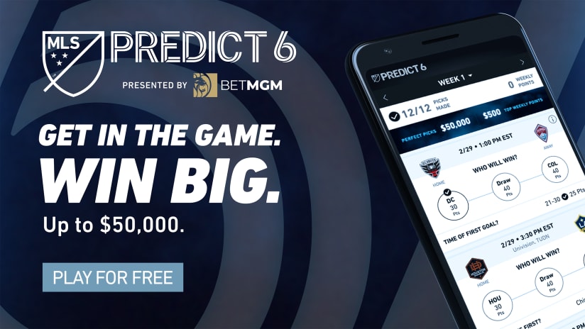 Union's road match at Charlotte FC featured in Predict 6