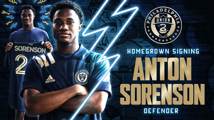 Philadelphia Union Sign Defender Anton Sorenson To A Homegrown Player Contract