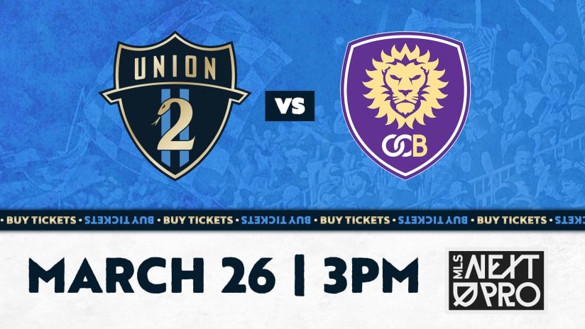Union II faces Orlando City B in MLS NEXT Pro opener Sunday