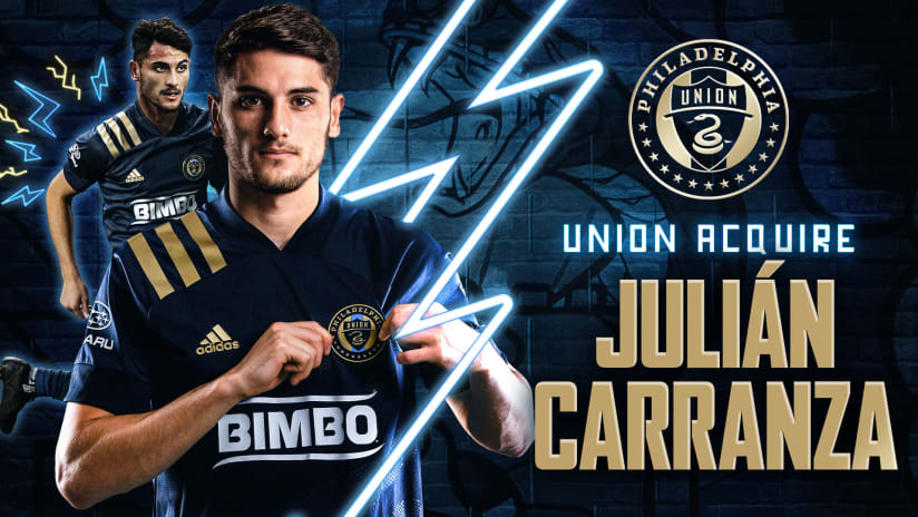Julian Carranza to wear No. 9 for Philadelphia Union
