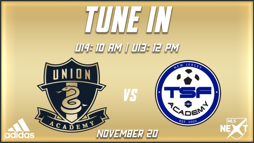 Tune In | Academy welcomes TSF for MLS matches