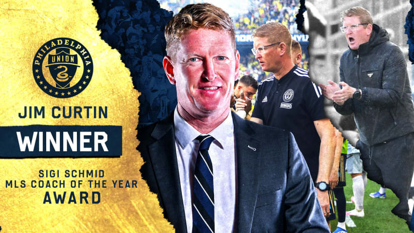 Jim Curtin named 2022 Sigi Schmid MLS Coach of the Year