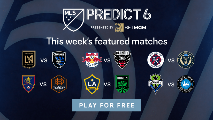 Union's road match at New England featured in Predict 6
