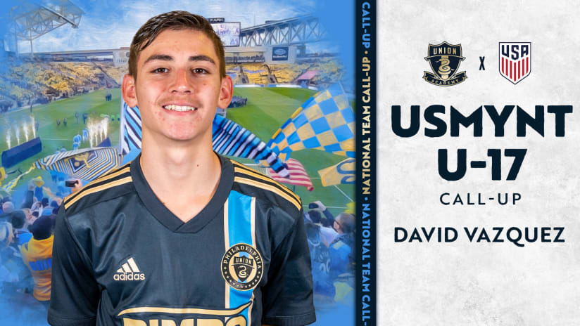 David Vazquez receives U.S. Under 17s Callup
