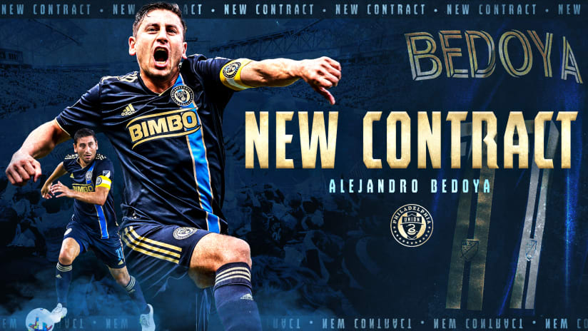 Philadelphia Union Sign midfielder Alejandro Bedoya To New Contract
