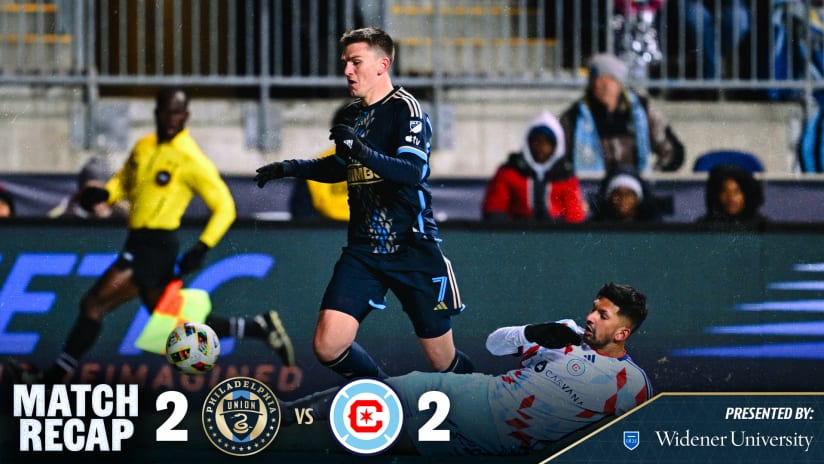 Union rally for 2-2 draw against Chicago in MLS Opener 