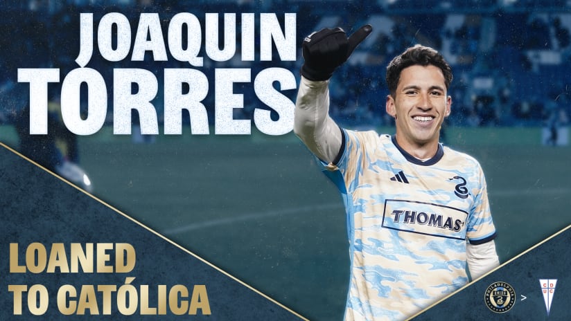 Philadelphia Union Loan Joaquín Torres To Club Deportivo Universidad Católica