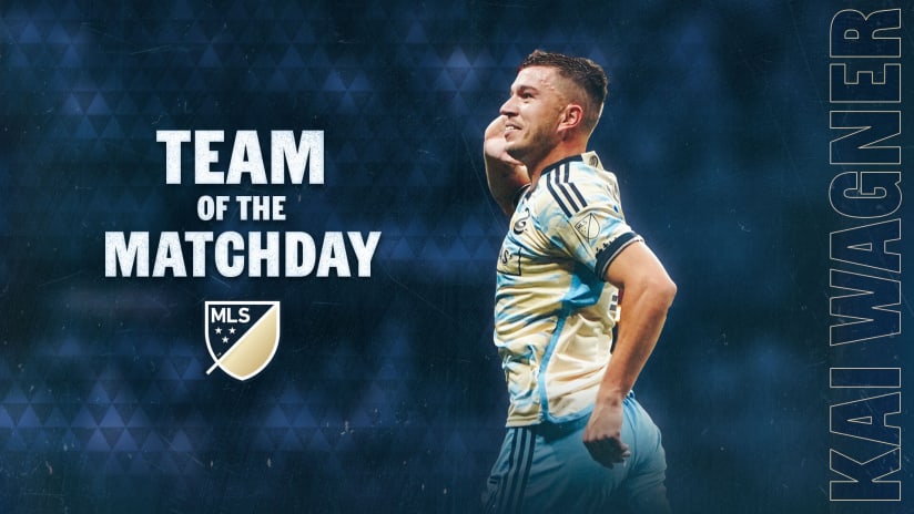 Kai Wagner selected for MLS Team of the Matchday