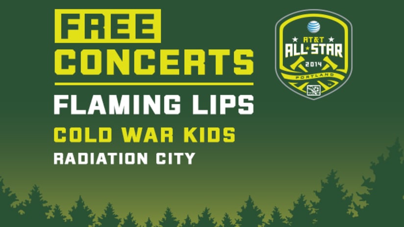 MLS All-Star Free Concerts