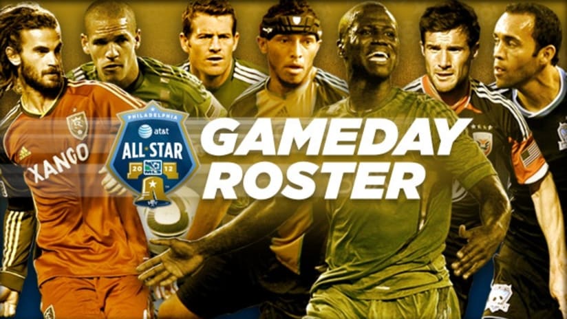 MLS All-Star 2012 gameday roster rotator