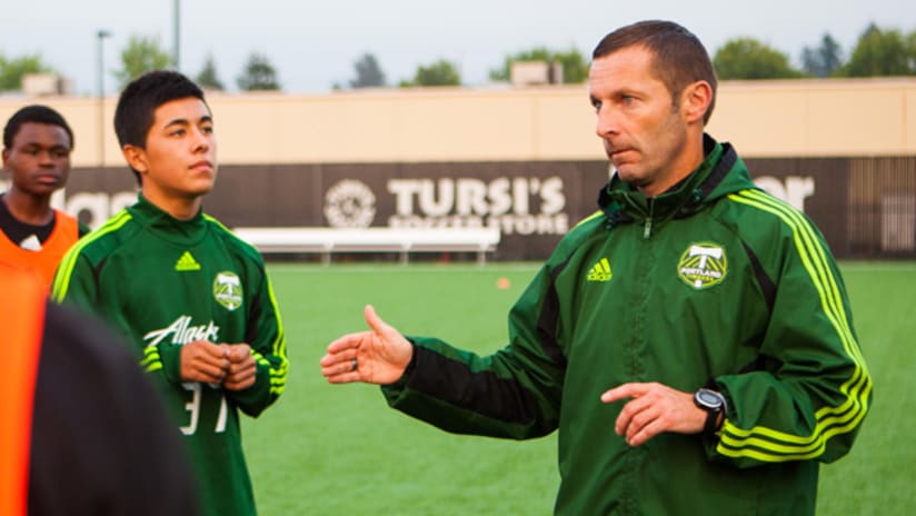 Mike Smith, Timbers Academy, 9.20.12
