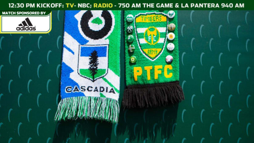 Matchday, scarves, Timbers vs. Sounders, 9.15.12