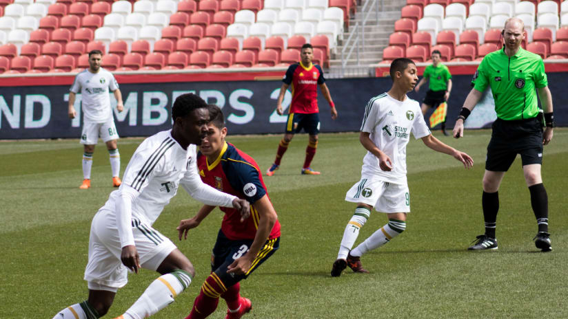 T2, Andre Lewis at Real Monarchs SLC - March 31, 2018