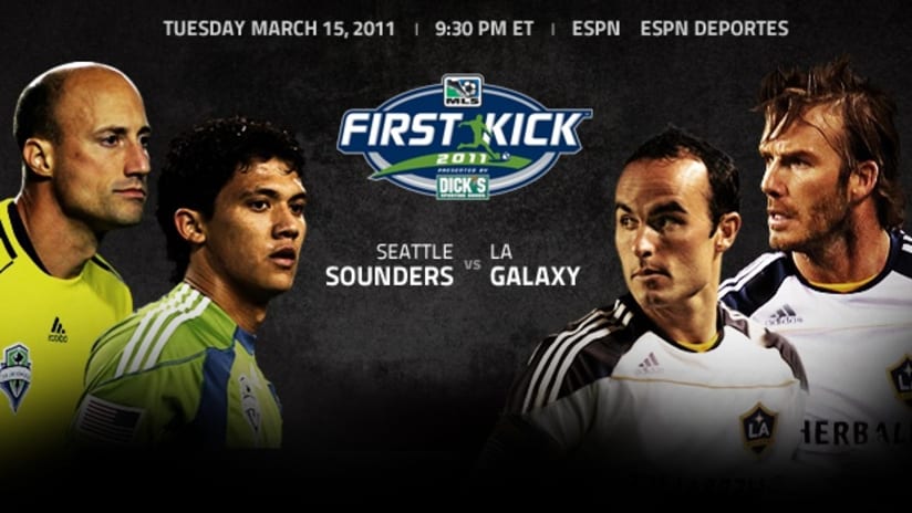 MLS First Kick - SEA v. LAG