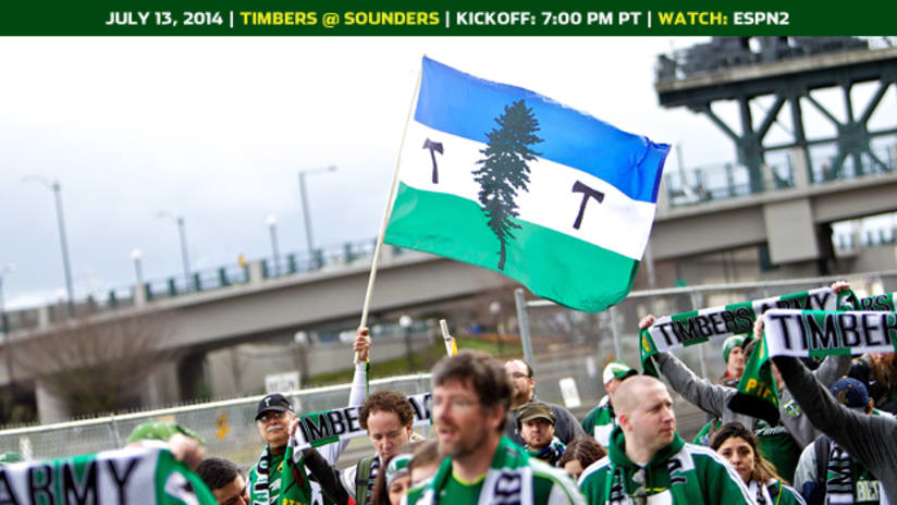 Matchday, Timbers @ Seattle, 7.13.14