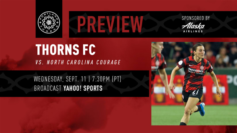Thorns Preview, Thorns vs. NC, 9.11.19