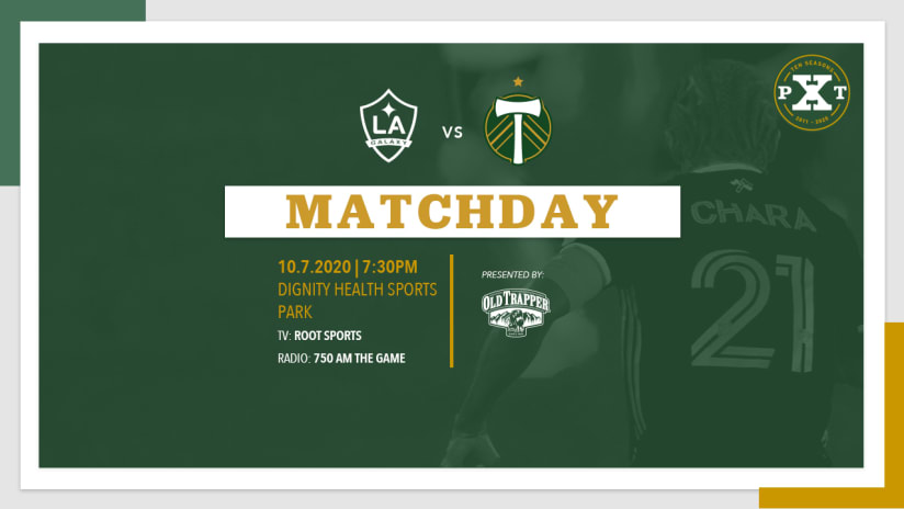 Matchday, Timbers @ LA, 10.7.20