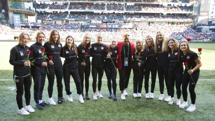 Thorns Academy is sending its largest group of players ever to college