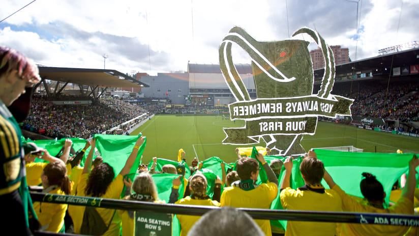 Behind the tifo, Timbers vs. Crew, 3.6.16