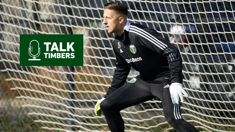PODCAST | Aljaz Ivacic joins Talk Timbers to discuss preseason and how he got his nickname, "Jazzy"