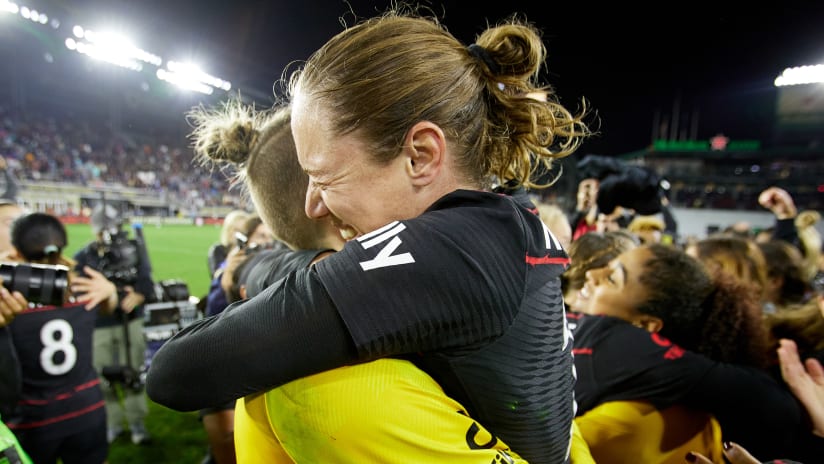 October 29, 2022: The NWSL Championship final at Audi Field in Washington, D.C. (Craig Mitchelldyer)