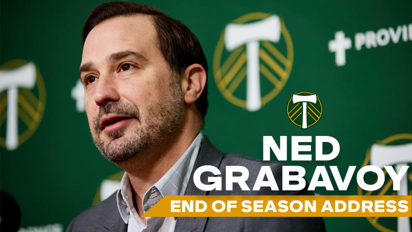 GM Ned Grabavoy speaks to the media about the 2023 season