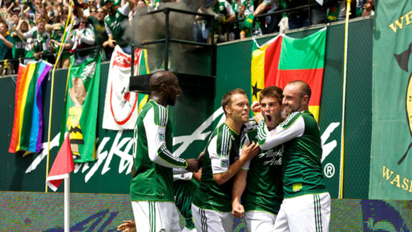 David Horst and friends, Timbers vs. Seattle, 6.24.12