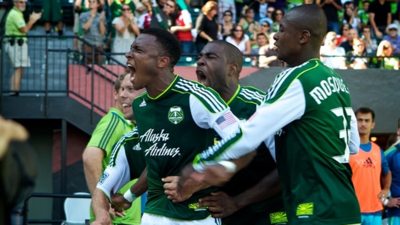 Rodney Wallace #3, Timbers vs. Sounders, 9.15.12